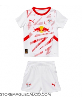RB Leipzig Maglia Gara Casa Repliche 2024-25 Bambino